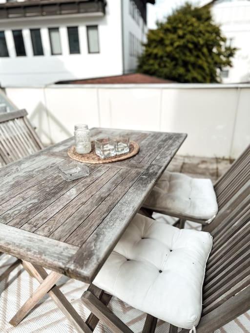 Zentrale Wohnung + Dachterrasse Зонтгофен Екстер'єр фото